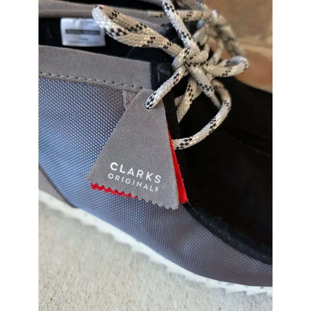 Clarks Originals Wallabee FTRE Boot Gray Mesh Size 13 Mens Lace Up Suede
